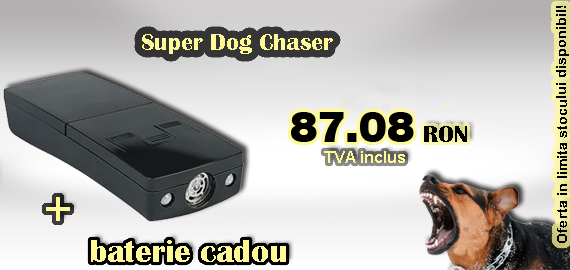 Super Dog Chaser aparat pentru alungarea cainilor agresivi - 12 m